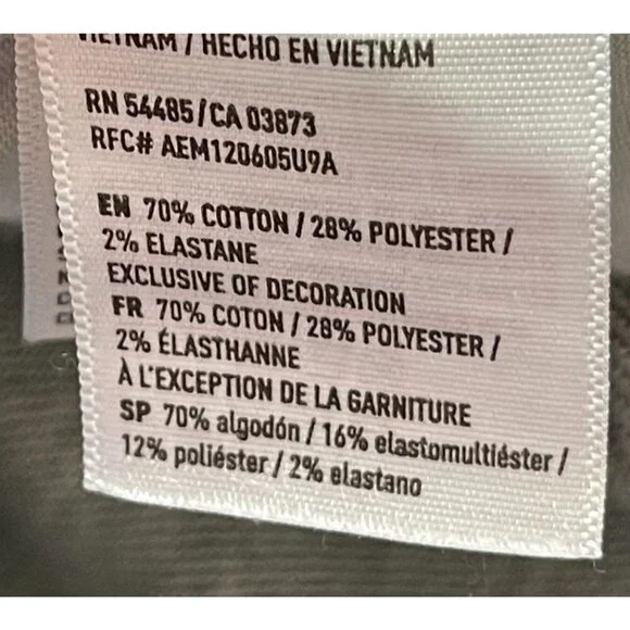 American Eagle Hi-Rise Jegging Dark Wash Raw Hem Size 0 - Picture 6 of 10